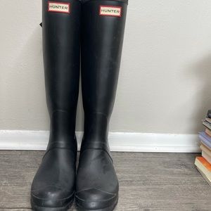 Pre-loved Hunter tall boots